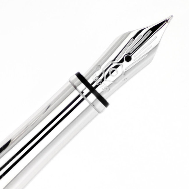 Перьевая ручка Caran d`Ache Leman Slim Black Ebony RH