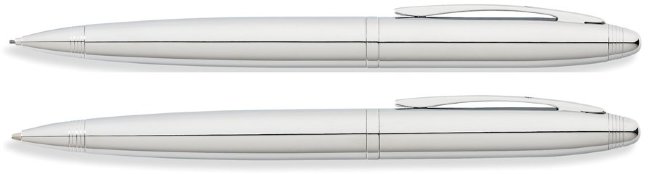 Набор шариковая ручка и механический карандаш Franklin Covey, Lexington Chrome в подарочной упаковке Набор шариковая ручка и механический карандаш Franklin Covey, Lexington Chrome в подарочной упаковке