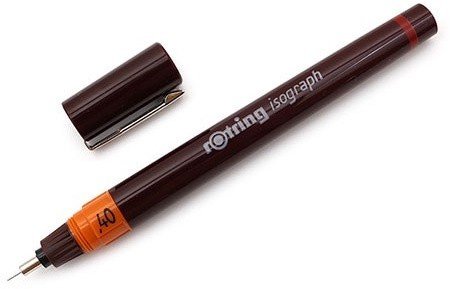 Изограф Rotring 1903491 0.4 мм, корпус бордовый Изограф Rotring 1903491 0.4 мм, корпус бордовый