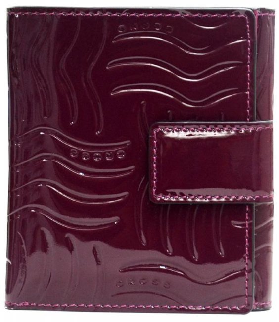 Бумажник Cross Charol, кожаный женский, Burgundy Patent