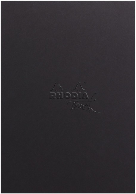 Блокнот для смешанных техник Rhodia Touch в мягкой обложке, А5+ портрет, 250 г, черный Блокнот для смешанных техник Rhodia Touch в мягкой обложке, А5+ портрет, 250 г, черный