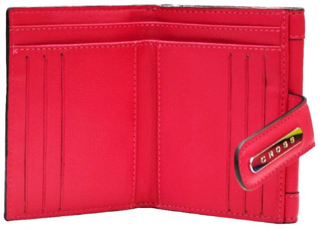 Бумажник Cross Nappa Natural кожаный женский малый New Azulone