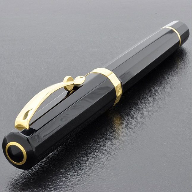 Ручка перьевая Omas Paragon Black Dorato Ручка перьевая Omas Paragon Black Dorato