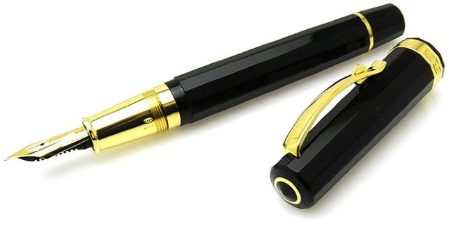 Ручка перьевая Omas Paragon Black Dorato Ручка перьевая Omas Paragon Black Dorato