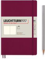 Записная книжка Leuchtturm Paperback В6+ (нелинованная), 123 стр., мягкая обложка, винная