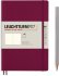 Записная книжка Leuchtturm Paperback В6+ (нелинованная), 123 стр., мягкая обложка, винная